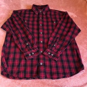 Duluth Trading Co Flannel Shirt.   Size Large.